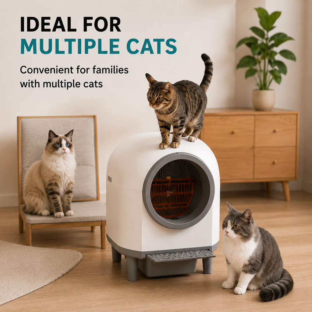Ideal for multiple cats