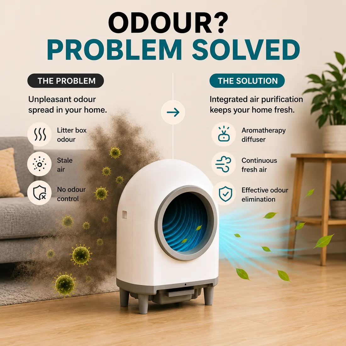 Odour elimination